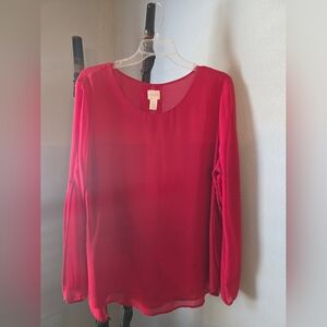 Chico's Red Women's Top XL